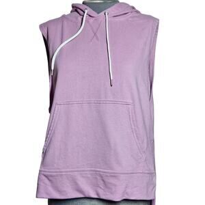 Champion Hooded Sleeveless Sweatshirt Size Medium